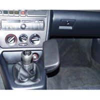 Resim Telefon-Konsole für Audi A4, ab Bj. 03/1999 - 09/2000 + Audi RS4, ab Bj. 2000, BLACK, Echtleder