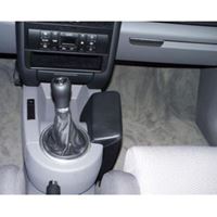 Resim Telefon-Konsole für Audi A2, ab Bj. 2000-, BLACK, Echtleder