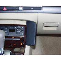Resim Telefon-Konsole für Audi A8, ab Bj. 10/2002, BLACK, Echtleder