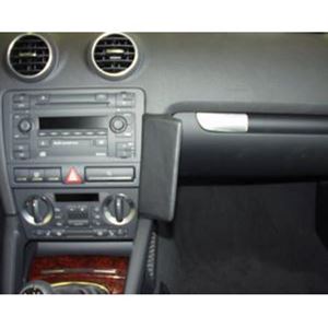 Resim Telefon-Konsole für Audi A3, ab Bj. 03/2003, BLACK, Echtleder