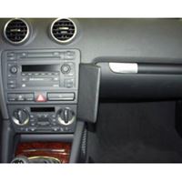 Resim Telefon-Konsole für Audi A3, ab Bj. 03/2003, BLACK, Kunstleder