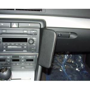 Bild von Telefon-Konsole für Audi A6, ab Bj. 1997 bis 04/2004 und Audi Allroad, ab Bj. 05/00- , BLACK, Echtleder