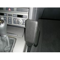 Resim Telefon-Konsole für Audi A6, ab Bj. 05/2004 (Kleinere Montagefläche) , BLACK, Echtleder