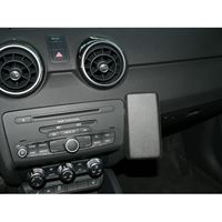 Resim Telefon-Konsole für Audi A1, ab Bj. 2010-, BLACK, Kunstleder