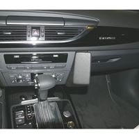 Resim Telefon-Konsole für Audi A6, ab Bj. 03/2011-, BLACK, Echtleder