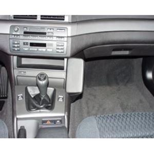 Resim Telefon-Konsole für BMW 3er (E46), ab Bj. 98- + BMW 3er (E46) compact, ab Bj. 2001, BLACK, Echtleder
