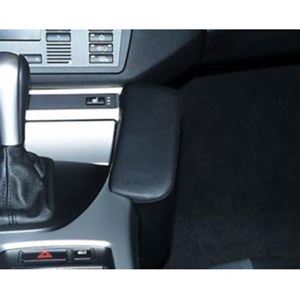 Resim Telefon-Konsole für BMW X5 (E53), ab Bj. 1999 bis 03/2007, BLACK, Echtleder