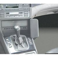 Resim Telefon-Konsole für BMW 3er (E46), Coupé u. Cabrio, ab Bj. 99, BLACK, Echtleder