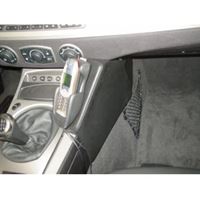 Resim Telefon-Konsole für BMW Z4 (E85 / E86), ab Bj. 2003 bis 03/2009, BLACK, Echtleder