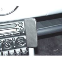 Resim Telefon-Konsole für BMW Mini One, OHNE Handschuhfach, ab Bj. 2001 bis 2006, BLACK, Kunstleder