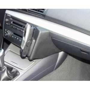Resim Telefon-Konsole für BMW 1er (E87), ab Bj. 2004 bis 02/2007 , BLACK, Echtleder
