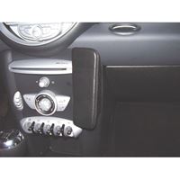Resim Telefon-Konsole für BMW Mini One, ab Bj. 2006, BLACK, Echtleder