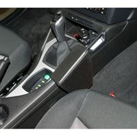 Resim Telefon-Konsole für BMW X1 (E84), ab Bj. 09/2009- , BLACK, Echtleder