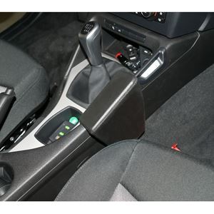 Resim Telefon-Konsole für BMW X1 (E84), ab Bj. 09/2009- , BLACK, Echtleder