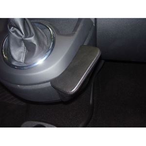 Bild von Telefon-Konsole für Citroen C4 PICASSO, ab Bj. 2007- (Nur Modelle mit Schaltgetriebe), BLACK, Echtleder