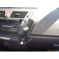 Bild von Telefon-Konsole für Citroen C4 PICASSO, ab Bj. 2007- (Nur Modelle mit Automatikgetriebe), BLACK, Echtleder