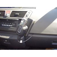 Bild von Telefon-Konsole für Citroen C4 PICASSO, ab Bj. 2007- (Nur Modelle mit Automatikgetriebe), BLACK, Kunstleder