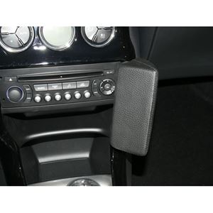 Bild von Telefon-Konsole für Citroen DS3 ab Bj. 2010, BLACK, Echtleder