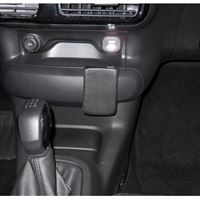 Resim Telefon-Konsole für Citroen C4 CACTUS, ab Bj. 2014-, BLACK, Echtleder