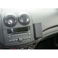 Resim Telefon-Konsole für Chevrolet Aveo ab Bj. 2006 bis 09/2011-, BLACK, Echtleder