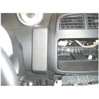 Bild von Telefon-Konsole für Daihatsu Sirion, Bj. 01/2005-, BLACK, Echtleder