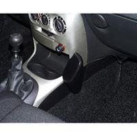 Bild von Telefon-Konsole für Fiat Punto Go, ab Bj. 2001 BLACK, Echtleder