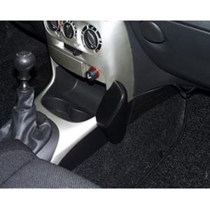 Bild von Telefon-Konsole für Fiat Punto Go, ab Bj. 2001 BLACK, Echtleder