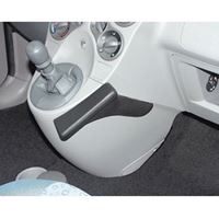 Bild von Telefon-Konsole für Fiat Panda, ab Bj. 2003 bis 01/2012, BLACK, Echtleder