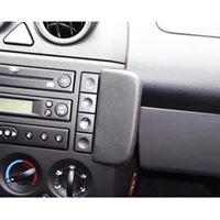 Bild von Telefon-Konsole für Ford Fiesta, ab Bj. 2002 bis 10/2005, BLACK, Echtleder