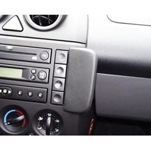 Bild von Telefon-Konsole für Ford Fiesta, ab Bj. 2002 bis 10/2005, BLACK, Echtleder