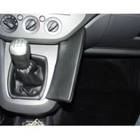 Resim Telefon-Konsole für Ford Focus C-Max, ab Bj. 2003 bis 10/2010, BLACK, Kunstleder