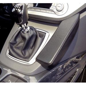 Bild von Telefon-Konsole für Ford Kuga ab Bj. 2008 bis 02/2013, BLACK, Echtleder