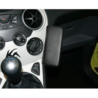 Resim Telefon-Konsole für Ford KA ab Bj. 02/2009, BLACK, Echtleder