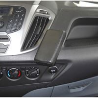 Bild von Telefon-Konsole für Ford Transit Custom ab Bj.12/2012, BLACK, Echtleder