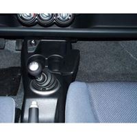 Bild von Telefon-Konsole für Honda Jazz, ab Bj. 2002 bis 10/2008, BLACK, Kunstleder