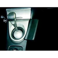 Bild von Telefon-Konsole für Honda Civic 3- + 5-türig, ab Bj. 01/2006, BLACK, Echtleder