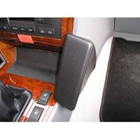 Resim Telefon-Konsole für Hyundai Terracan, ab Bj. 12/2001-, BLACK, Kunstleder