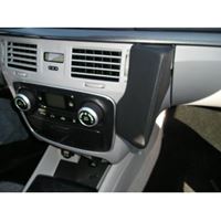 Resim Telefon-Konsole für Hyundai Sonata IV (NF), ab Bj. 2005-, BLACK, Echtleder