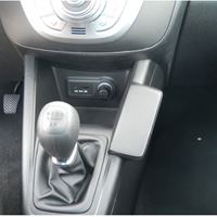 Bild von Telefon-Konsole für Hyundai ix20, ab Bj. 10/2010- , BLACK, Echtleder