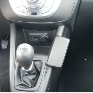 Bild von Telefon-Konsole für Hyundai ix20, ab Bj. 10/2010- , BLACK, Echtleder