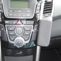 Bild von Telefon-Konsole für Hyundai i30 (GD), ab Bj. 01/2012- , BLACK, Echtleder