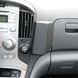 Resim Telefon-Konsole für Hyundai H1 (i800) , ab Bj. 01/2008-, BLACK, Echtleder