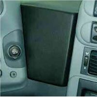Resim Telefon-Konsole für Iveco Stralis active space, ab Bj. 02/2002-, BLACK, Echtleder
