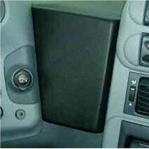 Resim Telefon-Konsole für Iveco Stralis active space, ab Bj. 02/2002-, BLACK, Echtleder