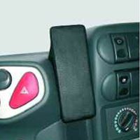 Bild von Telefon-Konsole für Iveco Eurocargo, ab Bj. 09/2000 bis 2008, BLACK, Echtleder