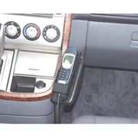 Bild von Telefon-Konsole für Kia Carnival II , ab Bj. 2002-, BLACK, Echtleder