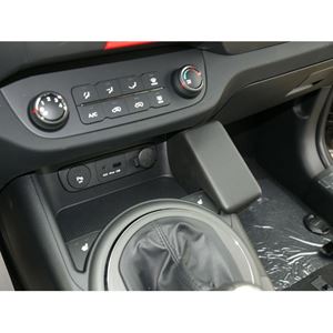 Bild von Telefon-Konsole für Kia Sportage, ab Bj. 06/2010, BLACK, Echtleder