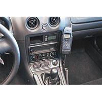 Bild von Telefon-Konsole für Mazda MX5, ab Bj. 1998-, BLACK, Kunstleder