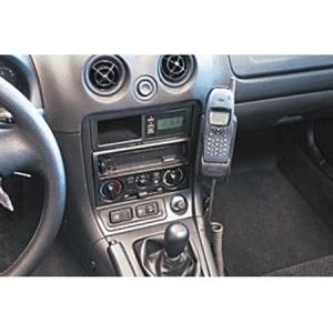 Bild von Telefon-Konsole für Mazda MX5, ab Bj. 1998-, BLACK, Kunstleder