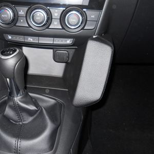 Bild von Telefon-Konsole für Mazda CX-5, ab Bj. 04/2012-, BLACK, Echtleder